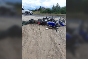 Во Владимирской области произошла смертельная авария: Skoda сбила мопед