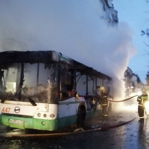 Во Владимире спасатели назвали вероятные причины пожара в автобусе 24с