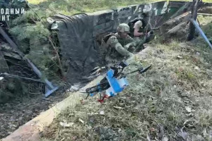 Владимирские бойцы научились ловить БПЛА рыболовными сетями