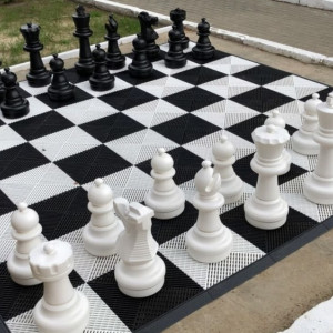В Гусь-Хрустальном установили огромную шахматную доску