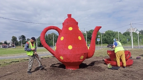 Во Владимире на Лыбедской магистрали появились новые арт-объекты