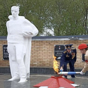 В Красной Горбатке Огонь памяти стал Вечным огнем