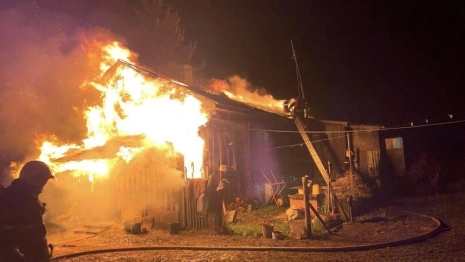 При пожаре в Суздальском районе погиб 56-летний мужчина