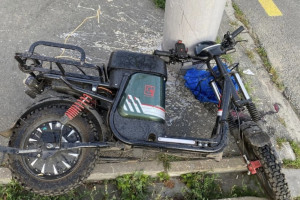 В Гусь-Хрустальном районе водитель скутера разбился при столкновении с иномаркой