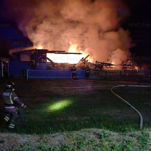 В Камешковском районе при пожаре в частном доме пострадали 2 человека