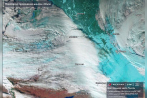 Роскосмос показал снимок циклона Ольги