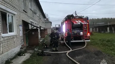 Во владимирском микрорайоне при пожаре дома эвакуировали 10 человек