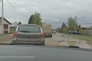 Объезд пробки в Покрове показали на видео