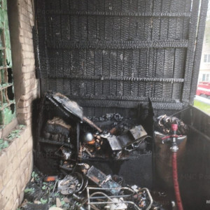 Во Владимирской области 3-летний малыш поджег балкон