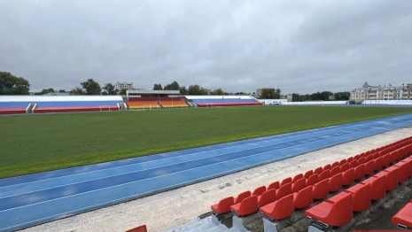 На стадионе «Лыбедь» во Владимире обновили трибуну на 1000 мест
