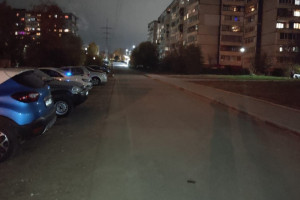 Владимирские школьники добираются до дома сквозь темные улицы