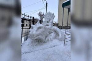 Автором снежных фигур в Юрьев-Польском оказался беженец