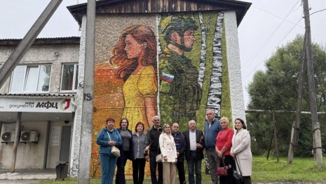 В Судогде открыли мурал, посвященный героям СВО