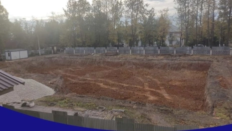 В Кольчугино началось строительство 3-этажный детской поликлиники