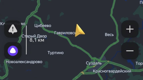 Жители Владимирской области пожаловались на сбои в работе «Яндекс навигатора»