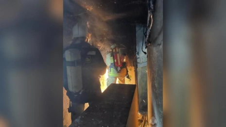 В Коврове при пожаре в первый день Нового года пострадали 2 человека