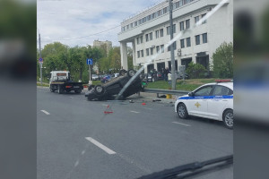 Во Владимире арестовали водителя, устроившего пьяное ДТП с «перевертышем» у Белого дома