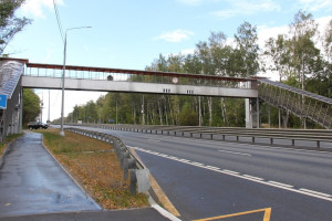 Трассу М-7 Волга под Гороховцом перекроют из-за монтажа надземных переходов