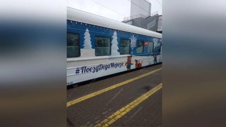 Во Владимирской области заметили поезд Деда Мороза 