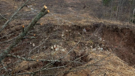 В Кольчугинском округе паводком размыло дамбу на пруду 