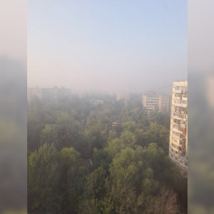 Густой смог и едкий запах гари вновь накрыли Владимир