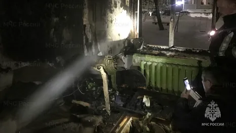 На пожаре во владимирском микрорайоне Энергетик пострадал 1 человек