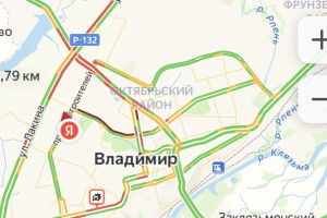 Во Владимире автомобилисты застряли в пробках