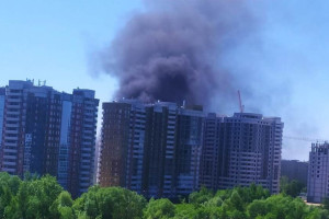 Дым над новостройками во Владимире оказался сгоревшим мусором