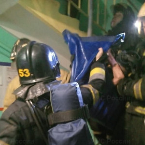 На пожаре во Владимире спасли одного человека