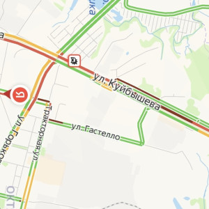 Во Владимире автомобилисты встали на улице Куйбышева