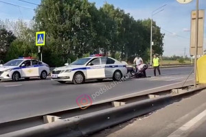 Во Владимире при погоне от ДПС произошла авария: появилось видео