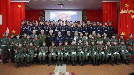 Во Владимирской области впервые открыли кадетский класс Росгвардии