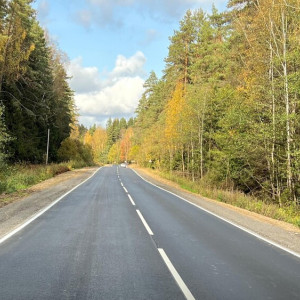 В Киржачском районе отремонтировали дорогу до мемориала Гагарину