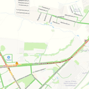 Выезд из Владимира в Боголюбово встал в мертвой пробке из-за аварии