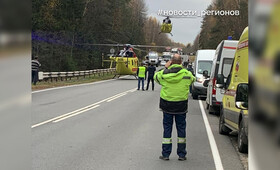 Владимирские медики прилетели на место крушения вертолета в Нижегородской области