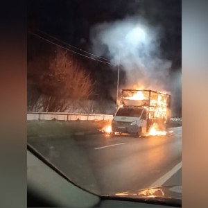 В поселке под Владимиром сгорела ГАЗель 