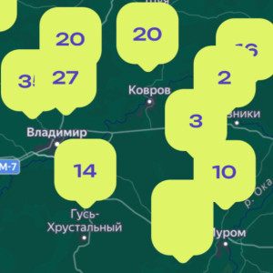 У Владимирской области появилась спортивная карта