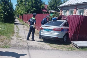 Под Вязниками машина ДПС протаранила забор