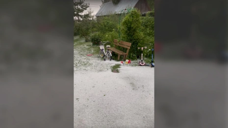 На Суздальский район обрушился град 