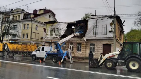 Мэрия прокомментировала обрушение дома в центре Владимира
