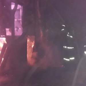 На пожаре во Владимирской области сгорел человек