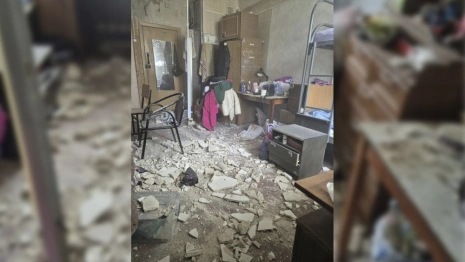 В общежитии Владимирского строительного колледжа рухнул потолок