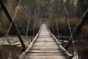 Во владимирской деревне жителей оставили без связи с цивилизацией из-за старого моста