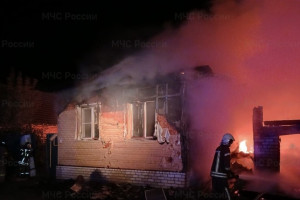 В Муроме частный дом загорелся из-за короткого замыкания