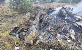 Жители Гусь-Хрустального района пожаловались на сжигание мусора рядом с домами