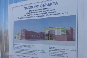 Школу в Сновицах под Владимиром пообещали открыть 1 сентября