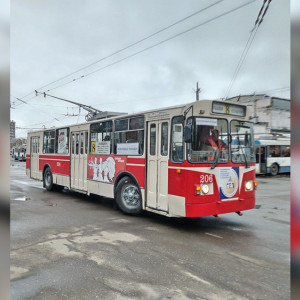 По Владимиру будет ездить бесплатный ретротроллейбус