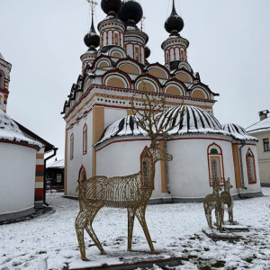 Суздаль украсили новогодними фигурами