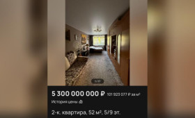 Во Владимире выставили на продажу квартиру за 5,3 млрд рублей