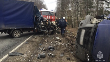 В Муромском районе две ГАЗели столкнулись «лоб в лоб»
